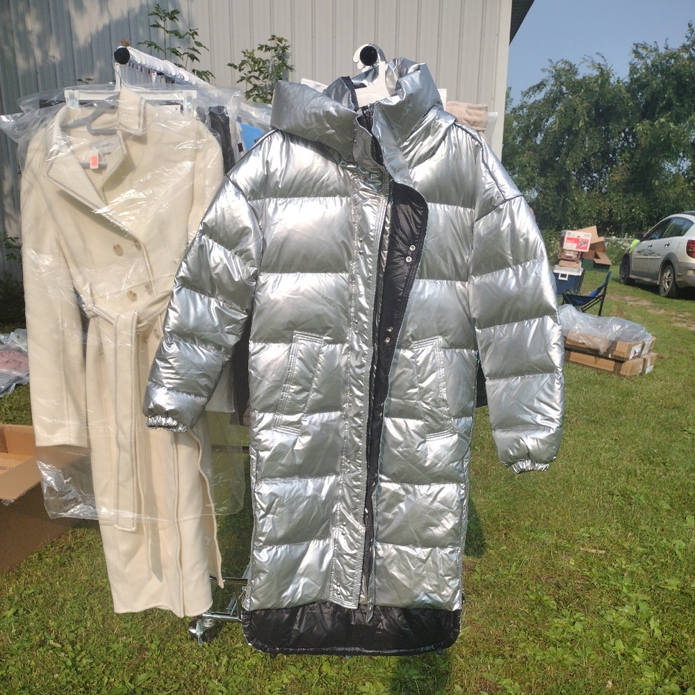 Lattelier Maxi Shiny Puffer Jacket size Small